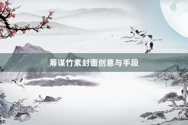 筹谋竹素封面创意与手段